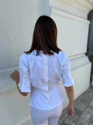 Bluza FREESIA SHORT SLEEVE NEGRU MARIME 38 PEARLMED