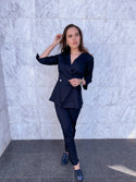 Bluza INEFFABLE short sleeve Blue marime 36 PEARLMED