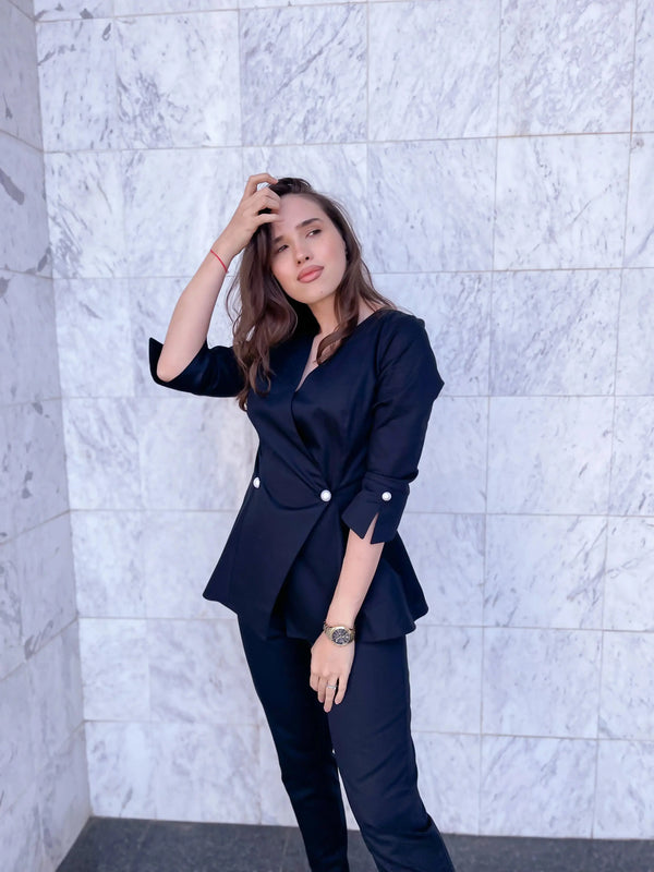 Bluza Ineffable bleumarin marime 38 PEARLMED